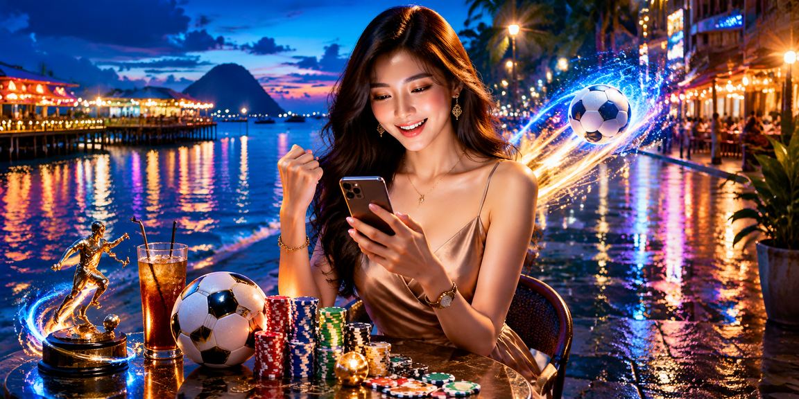 Peminat bola sepak Malaysia menggunakan aplikasi cashsweep untuk bertaruh